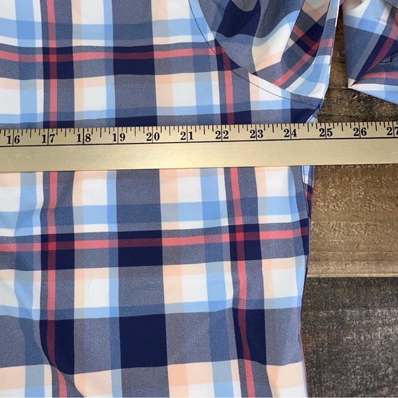 Mizzen+Main Weaver’s Flannel Plaid Button Up Shirt Multi Size XXL Retail 128 - Picture 8 of 11